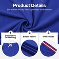 thumbnail image 6 of Actgleam Boys 3-Pack Athletic Shorts Kids Striped Active Running Shorts with Elastic Waist,Size 6-13Y, 6 of 6