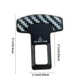 thumbnail image 4 of 4pcs Seat Belt Accessories Multiple Locking Tongue Seat Belt Components Stronger Multifunctional Bottle Opener, 4 of 8