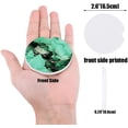 thumbnail image 2 of FMSHPON Marble Texture Green Ink Set of 2 Car Coaster for Drinks, Absorbent Ceramic Stone Coasters Cup Mat with Cork Base for Home Kitchen Room Coffee Table Bar Decor, 2 of 5