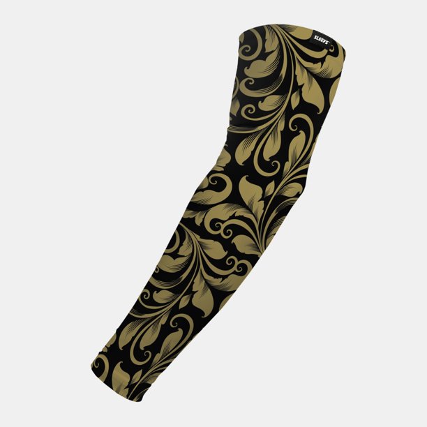 Baroque Black Old Gold Arm Sleeve