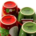 thumbnail image 2 of Gibson Home Santa Smile 15 oz. Stoneware Mugs in Assorted Designs, Set of 4, 2 of 9