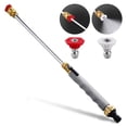 thumbnail image 2 of High-Pressure Jet Nozzle Power Washer for Garden Hose - Effortless Cleaning! gray, 2 of 5