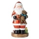 thumbnail image 5 of Estatua de Papá Noel, escultura decorativa, recuerdo de fiesta, manualidades, figura de resina para Sosteniendo un osito de peluche, 5 of 9
