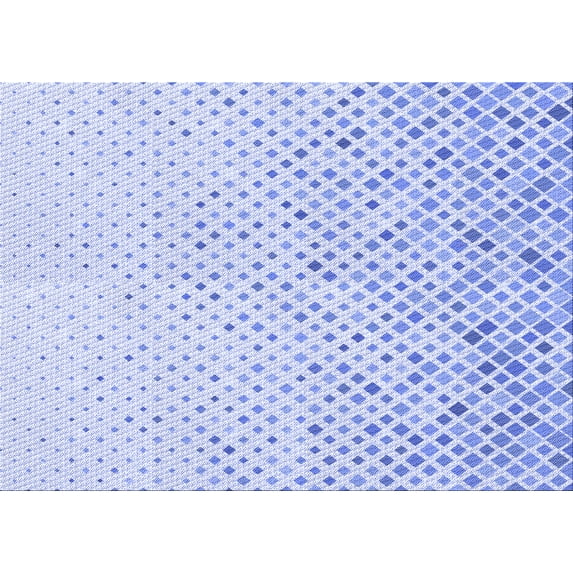 Ahgly Company Indoor Rectangle Patterned Lavender Blue Area Rugs, 3' x 5'