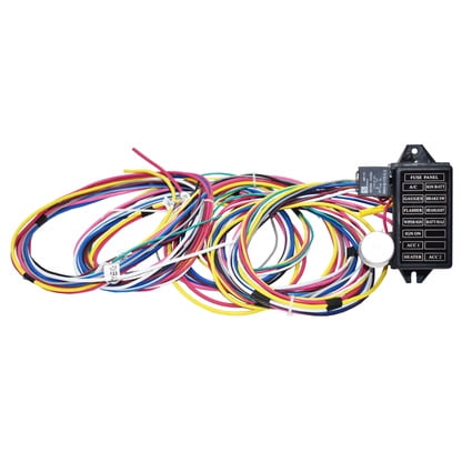 Upgraded Universal 12 Circuit Wiring Harness For Chevy Ford Street Rods Hot Rods