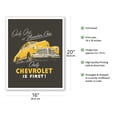 thumbnail image 2 of Chevy - Only One is Number One - Chevrolet Automobile - Vintage Advertising Poster c.1948 - Fine Art Matte Paper Print (Unframed) 16x20in, 2 of 4