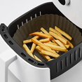 thumbnail image 2 of Visland Air Fryer Silicone Liners, Food Safe Non Stick Air Fryer Basket Oven Accessories, Reusable Air Fryer Silicone Pot Bowl, Apply to 1 - 3.5 QT Airfryer (Top 6.5in / Bottom 5.7in), 2 of 5