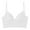 White, variant on Ladies' Sling Small Gathered Triangle Cup Backless Bra Womens Sports Bras