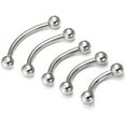 thumbnail image 3 of Painful Pleasures 10g Bent Barbell Internally Threaded Stainless Steel - 25mm ~ 1" - 6mm ~ 1/4", 3 of 3