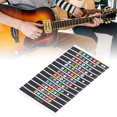 thumbnail image 1 of Kozecal Guitar Scale Sticker, Adhesive Guitar Fretboard Sticker For Adult For Practice Room, 1 of 8