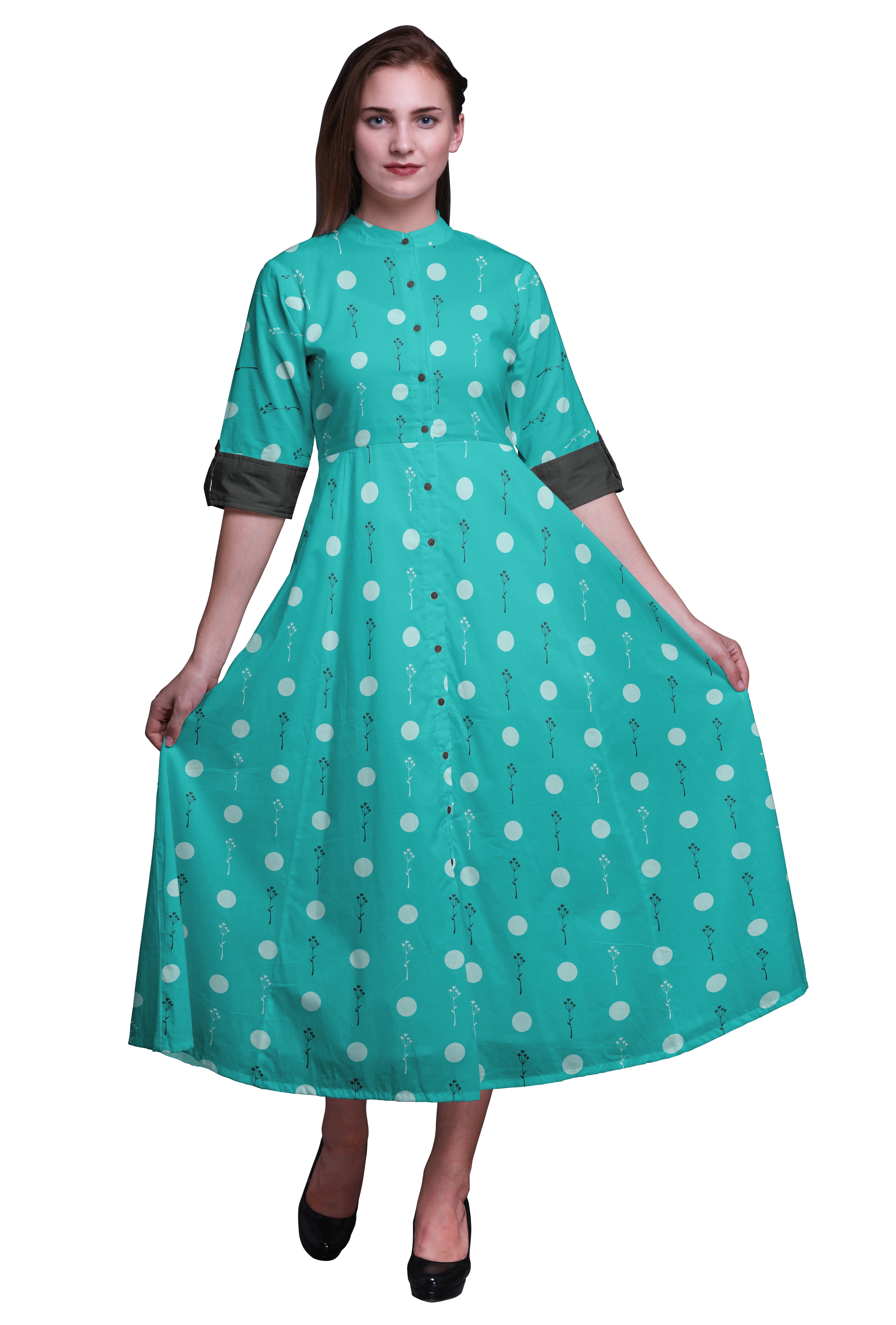 mid calf swing dress