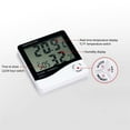 thumbnail image 4 of Mistaha Digital Humidity Meter Thermometer Indoor LCD Hygrometer Temperature Alarm Clock, 4 of 8