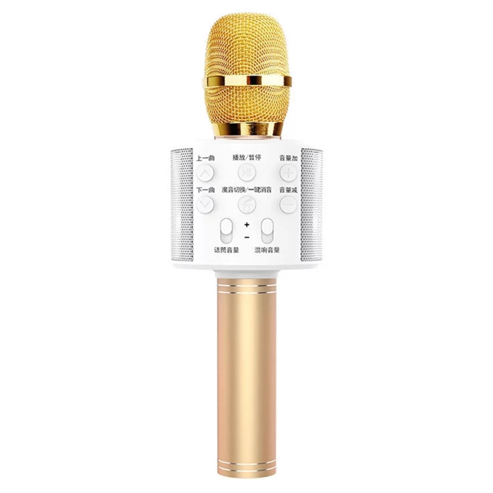 Final Bothersome until now Famure Microphone|WS-858 Wireless Karaoke Microphone Portable Handheld USB  Professional Mic Bluetooth Stand Studio Recording for iPhone iPad Phones  Car PC - Walmart.com