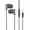 Black, variant on SPRING PARK L106 3.5mm Plug Dynamic Wired Heavy Bass Stereo In-ear Phone Earphone with Mic