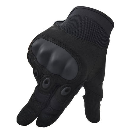Military Gear Non-Slip Cycling Motorcycle Gloves, 7424_Black (Best Motorcycle Gear For Women)
