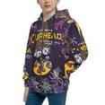 thumbnail image 2 of Cuphead Movie Teenager Hoodies Shirt Zipper Sweatshirts Hooded Hoody Clothes Coat For Boys Girls, 2 of 7