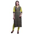 thumbnail image 1 of Bimba Rayon Panel Kurta Printed Women StraightKurtiIndian Summer Clothing, 1 of 6