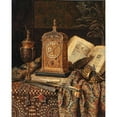 thumbnail image 3 of Max Schödl 15x18 Black Modern Framed Museum Art Print Titled - Still Life with Antiques (1879), 3 of 5
