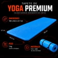 thumbnail image 2 of Tapete Yoga Pilates Ejercicio Centurfit  Fitness Portatil Azul, 2 of 8