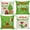 F, variante sur DJKDJL Cadeaux de Festival 4 Pcs Coussin de Kissenhulle G-rinch 45x45cm Coussin de Kissenhulle Weihnachten Coussin de Kissenhuge G-rinch Housse d'Oreiller Fur Haus Weihnachtsdeko Idéal pour l'Halloween, l'Action de Grâce, Décorations de Noël