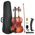 thumbnail image 1 of VEVOR Violin 4/4 Size Fiddle Set Solidwood for Beginners Matte Brown Patterned, 1 of 9