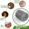 thumbnail image 6 of Stainless Steel Wire Mesh,Wire Mesh Hole Fill Fabric,Double Layer Blocker Flexible Mesh,Plant Protection Flexible Mesh,Hole Fill Fabric Gap Blocker, 6 of 7