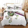 thumbnail image 3 of Houkig Buzz Lightyear 3d Duvet Cover Set Pattern Printed Bedding Anime Characters Duvet Cover With Zipper Closure 3 Pieces Quilt Cover Comforter Soft, 3 of 5