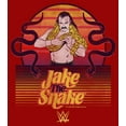 thumbnail image 2 of Men's WWE Jake the Snake Retro  Graphic Tee Red Small, 2 of 5