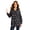 Lavender Wildflowers, variant on Women's Plus Size Kate Long Sleeve Easy Cotton-Blend Button-Front Shirt