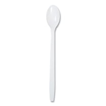 Polypropylene Cutlery, Soda Spoon, 7.87", White, 1,000/Carton | Bundle of 5 Cartons