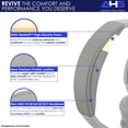 thumbnail image 3 of [ AHG Accessory House Global Almohadilla de Diadema Compatible con Audífonos Bose QuietComfort 35 II (Gris) - Diseño Fácil de Colocar, PU Premium, Espuma de Alta Densidad FlexiSoft ], 3 of 8