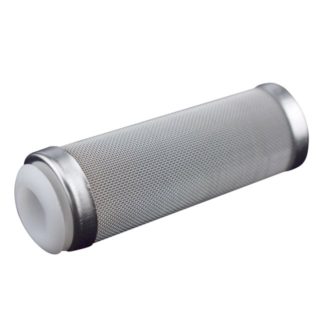 kurtrusly Aquarium Intake Inflow Mesh Stainless Steel Cylinder Filter Fishtank Shrimp Fish Net Filtration System Replacing Parts L