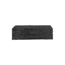 Lexington Hearth HB-2-LH-EC 2 ft. Extension Hayloft Beam Fireplace Mantel, Eclipse