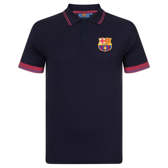 FC Barcelona Mens Crest Polo Shirt