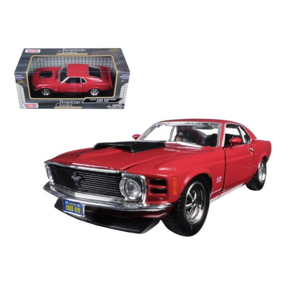 1970 Ford Mustang Boss 429 Blue 1/24 Diecast Model