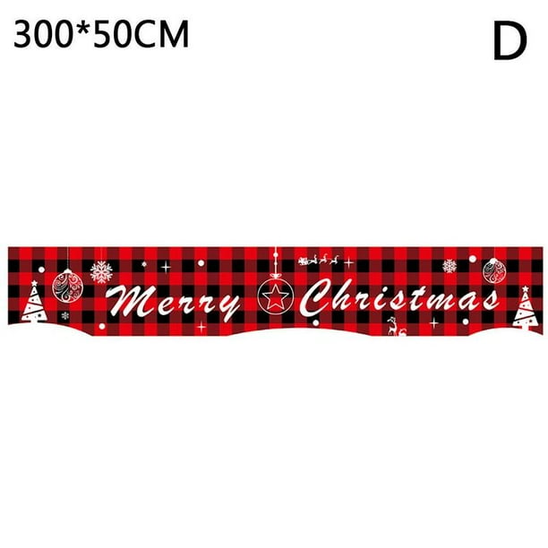 Christmas Outdoor Banners Merry Christmas Decor For Home Christmas Ornament Santa Claus Xmas Gifts Navidad 2021 New Year 2022 Hot - Walmart.com