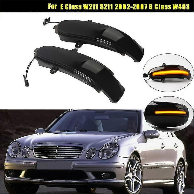 Luz LED dinámica de intermitente para espejo retrovisor lateral de coche, compatible con Clase E W211 S211 2002-2007 Clase G-DZ s202412248000