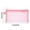 Pink, variant on Steadline Clear Mesh Exam Pencil Case, Nylon Mesh Zipper Pen Case Bag, Makeup Bag for Women, Portable Office campus Stationery Storage Pouch for Adults