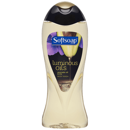 (3 pack) Softsoap Luminous Oils Body Wash, Avocado Oil & Iris - 15 fluid