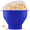 Blue, variant on The Original Korcci Silicone Popcorn Maker - Microwave Popcorn Popper - Collapsible Bowl, Heat-Resistant, Easy to Clean, Ideal for Family Movie Nights - Blue