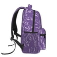 thumbnail image 4 of KLL Lavender Flowers Print Casual Backpack for Men Women,Travel Casual Backpack Outdoor Activities Bag Daypack for Travel Hiking Shopping Daily, 4 of 5