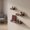 Brown, variant on 3-Piece Floating Wall Shelves Set, 17.91" MDF Wall Mount Shelves with Invisible Brackets, Brown Marble for Home Decor Storage