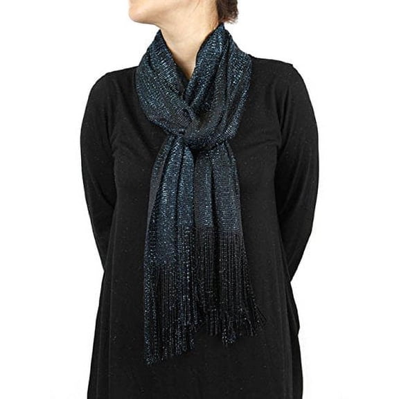 2Chique Boutique Women's Sparkling Teal Fashion Scarf