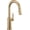 Lumicoat Champagne Bronze, variant on Delta 9985-Dst Cordova 1.8 GPM Single Hole Pull Down Bar Faucet - Lumicoat Chrome