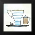 thumbnail image 2 of Schlabach, Sue 20x20 Black Modern Framed Museum Art Print Titled - Good Brew VIII, 2 of 5