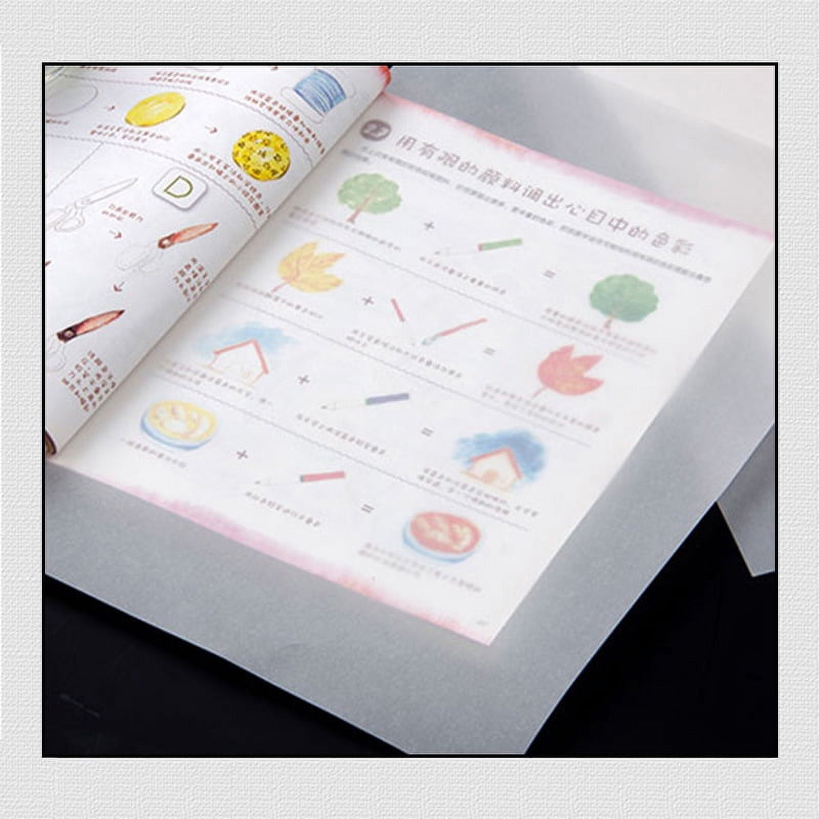 100 Sheets Tracing Paper 8x11 in White Trace Paper for Pencil Tracing Printing Drawing Animation