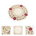thumbnail image 4 of Shisuyan Heat-resistant Table Mat Tableware Cushion Anti-scalding Placemat Flower Placemat, 4 of 8