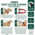 thumbnail image 4 of Sporn Training Dog Halter, Black, X-Large (23-33" Neck Size), 4 of 10