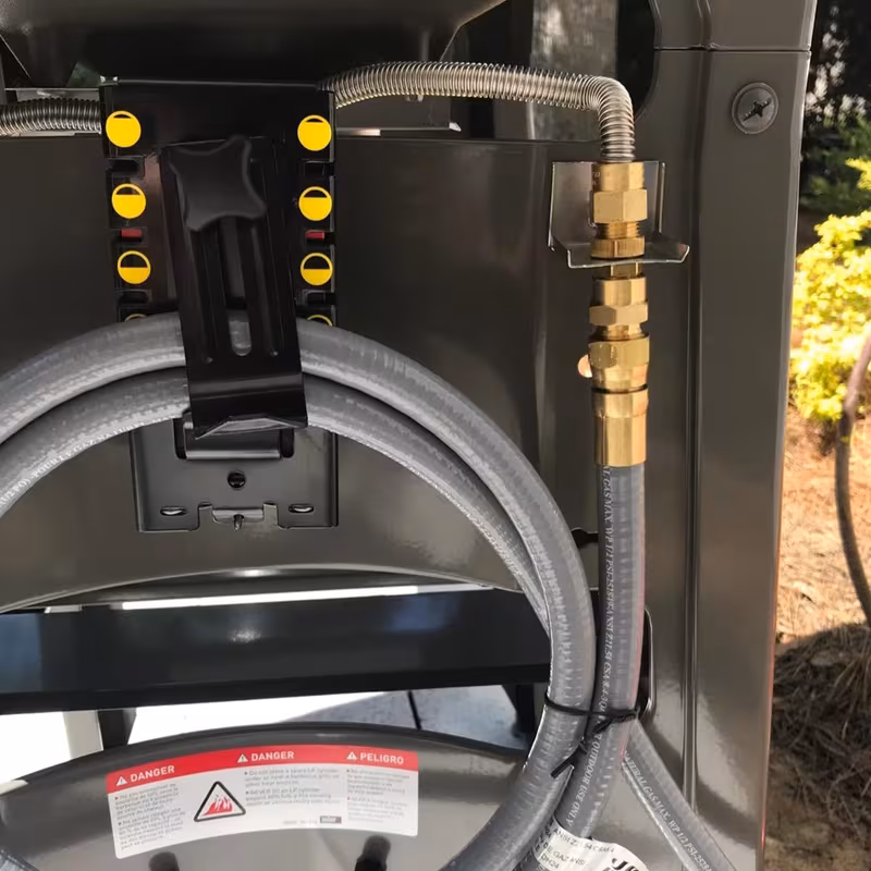 thumbnail image 4 of 36 Feet 3/8" ID Natural Gas Hose, Low Pressure LPG Hose with Quick Connect, for Weber, Char-broil, Pizza Oven, Patio Heater and More, CSA Certified, 4 of 6