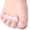 White, variant on Welnove Hammer Toe Crests Straightener 4 Pcs Gel Toe Support Pads Cushion Relief for Overlapping-Curled-Hammer-Claw Toes, 3 Loop Design, Clear